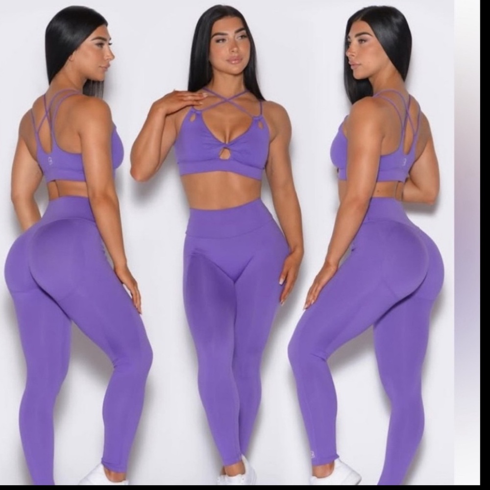 Purple Bombshell High-Waisted Shape Leggings 🍑